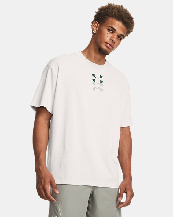 Men's UA Train Anywhere Short Sleeve in Green image number 0